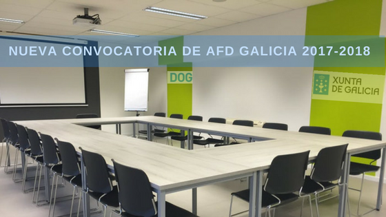 Nueva convocatoria de AFD Galicia 2017-2018